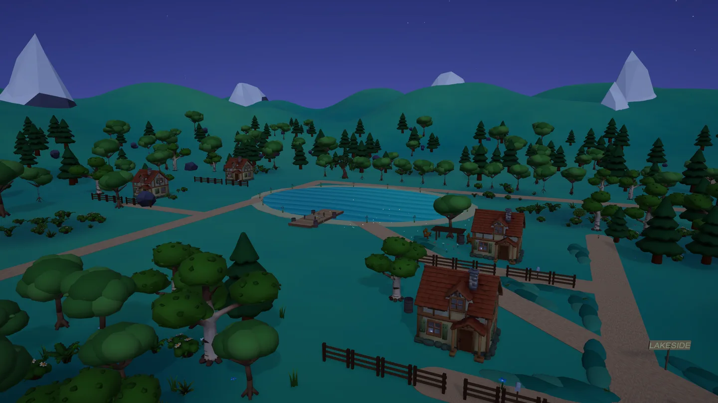 native lake low night