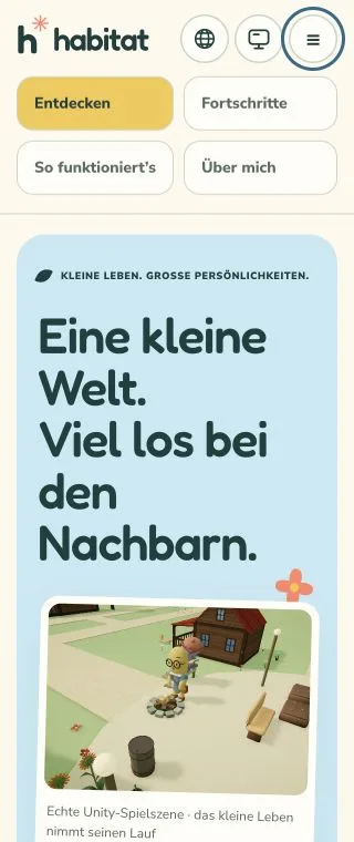 Eine frühere Website-Ansicht als Bildbeleg zu diesem Entwicklungseintrag.