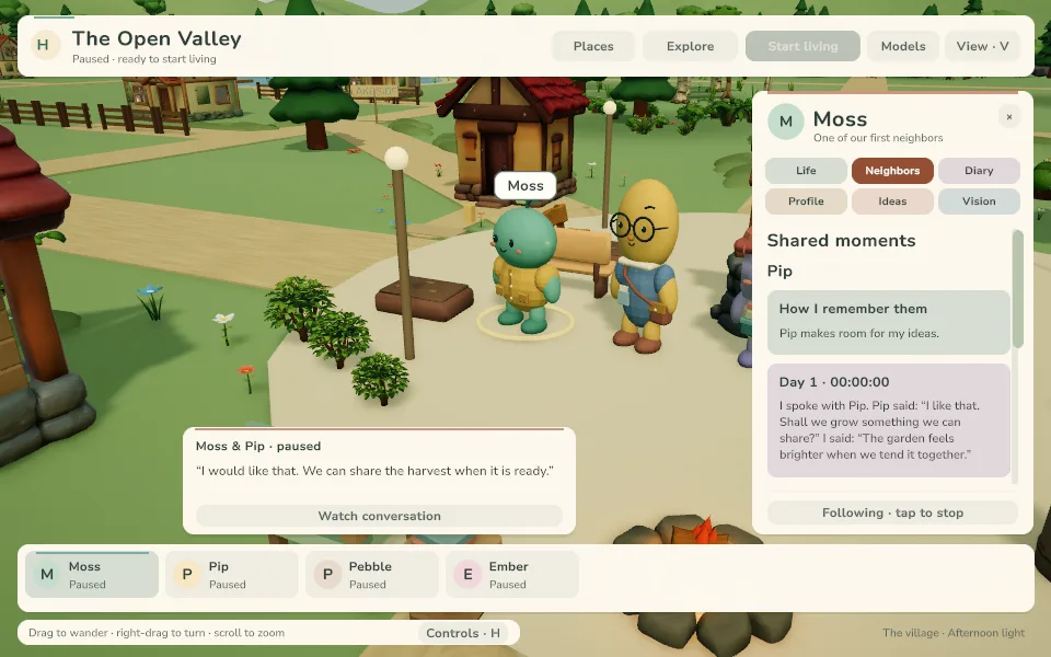 Standalone Neighbors and transcript · authored public fixture