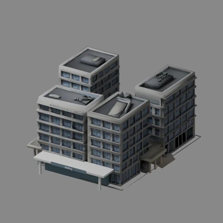 Avaloq Zurich — a miniature office study