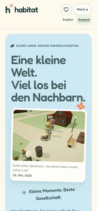 Eine frühere Website-Ansicht als Bildbeleg zu diesem Entwicklungseintrag.