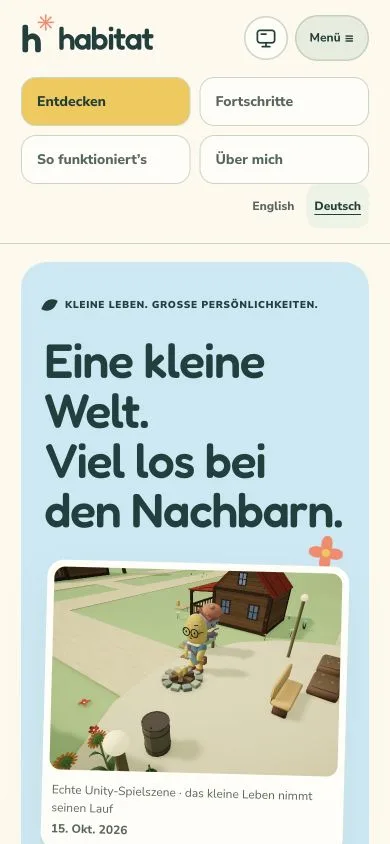 Eine frühere Website-Ansicht als Bildbeleg zu diesem Entwicklungseintrag.